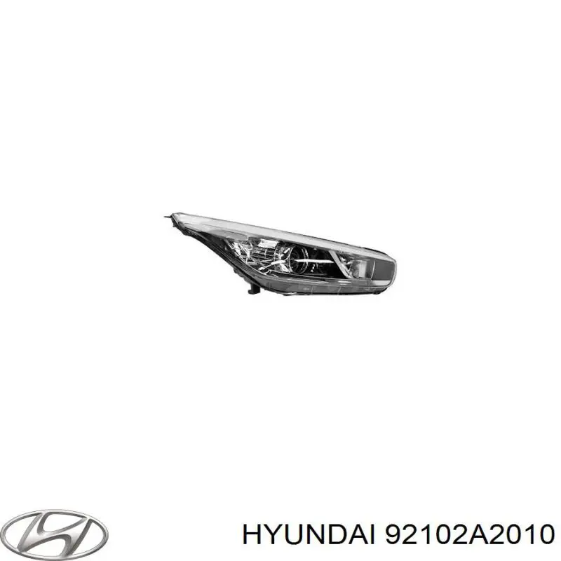 92102A2010 Hyundai/Kia фара правая