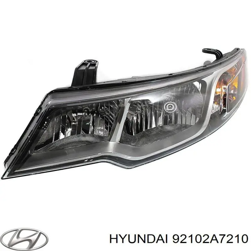 Правая блок фара Hyundai/Kia 92102A7210 цена, от 1071.62 USD