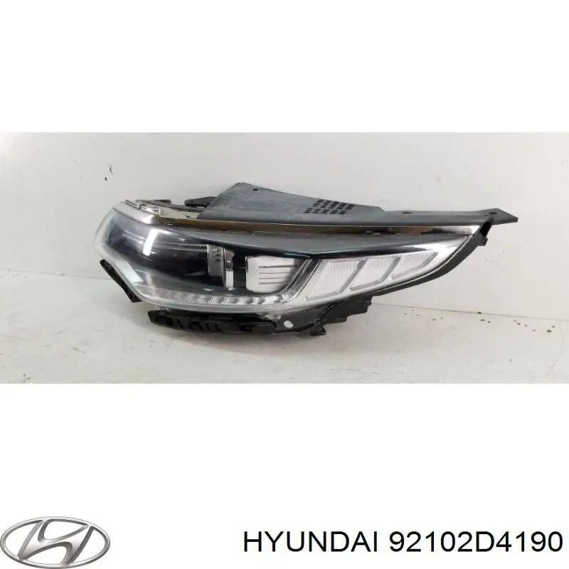 Правая блок фара Hyundai/Kia 92102D4190 цена, от 936.79 USD