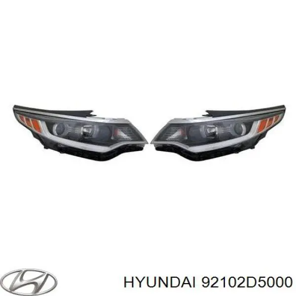 Правая блок фара Hyundai/Kia 92102D5000 цена, от 135.38 USD