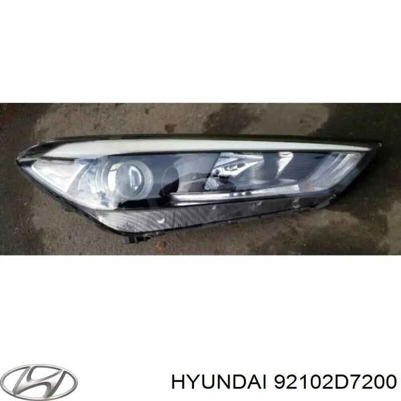 92102D7200 Hyundai/Kia фара правая
