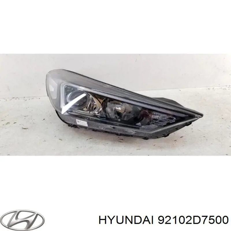 Фара права 92102D7500 Hyundai/Kia