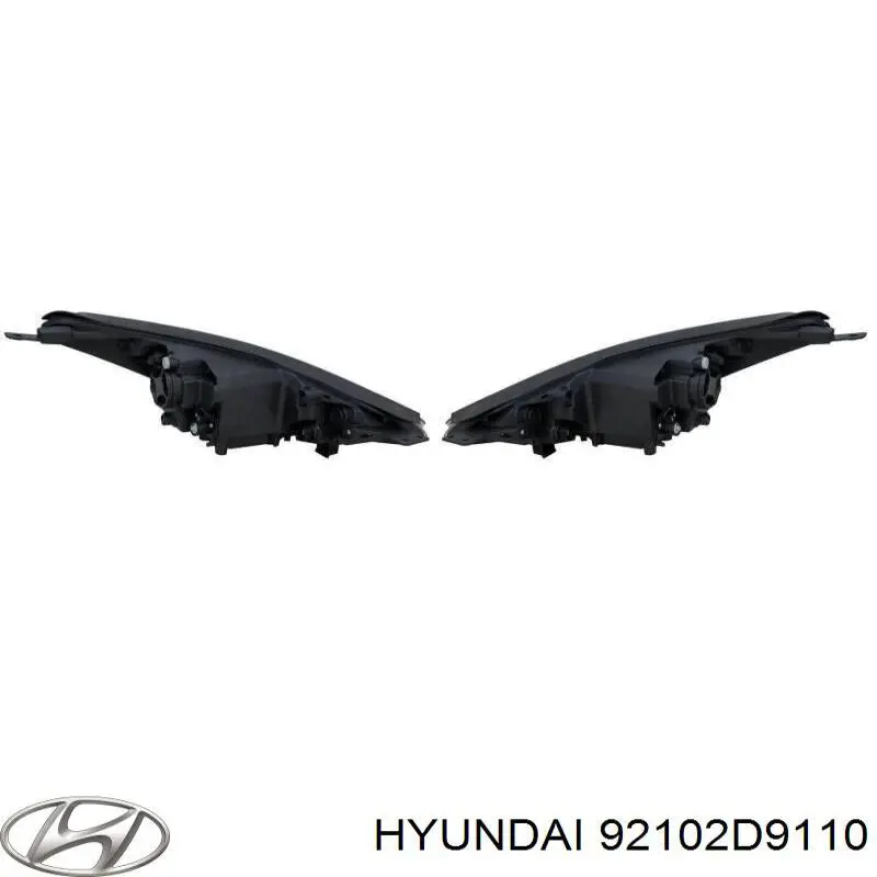 92102D9110 Hyundai/Kia Фара передняя правая