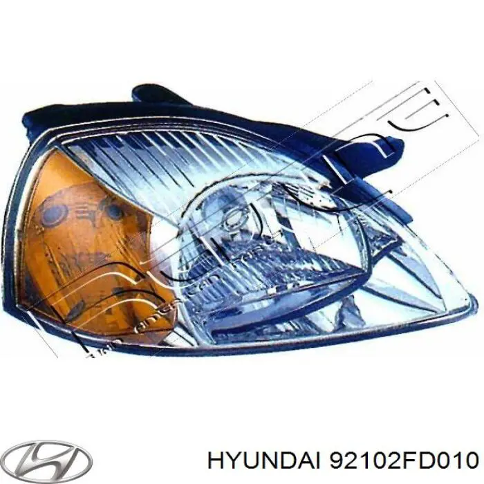 Правая блок фара Hyundai/Kia 92102FD010 цена, от 122.48 USD