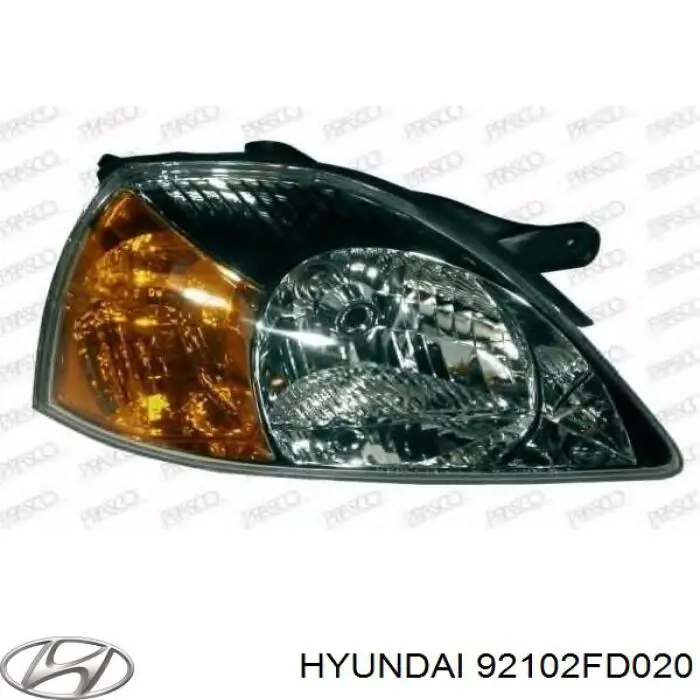 Правая блок фара Hyundai/Kia 92102FD020 цена, от 112.70 USD
