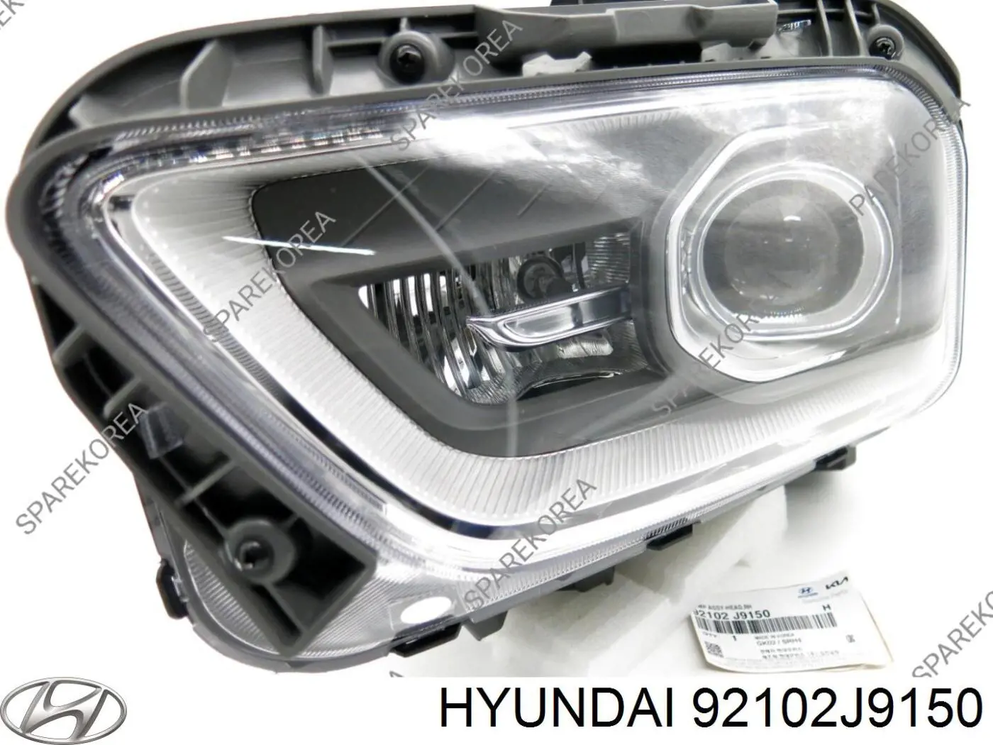 Правая блок фара Hyundai/Kia 92102J9150 цена, от 451.47 USD