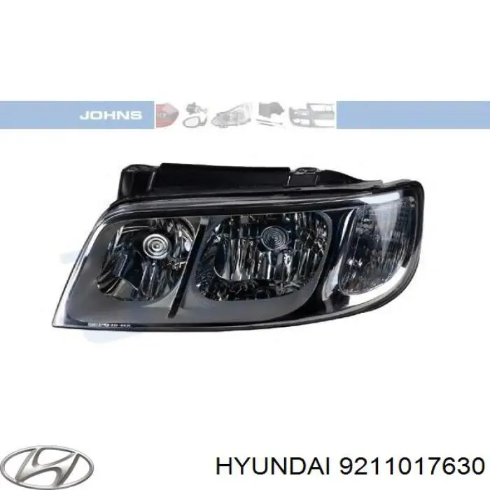 9211017630 Hyundai/Kia фара левая