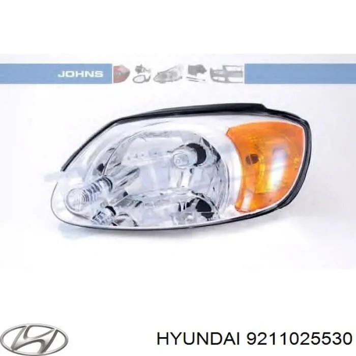 Фара левая Hyundai/Kia 9211025530 цена, от 148.73 USD