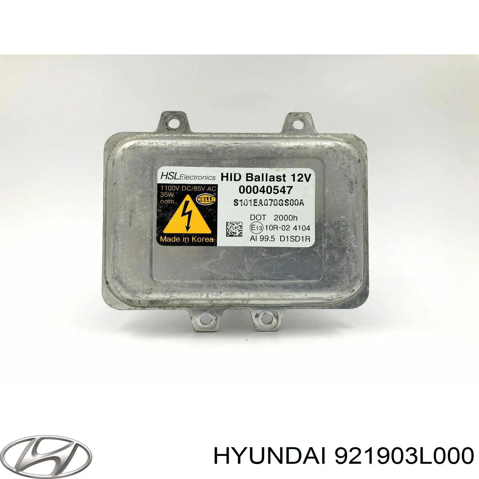 Ксенон, блок управления на Hyundai Grandeur HG