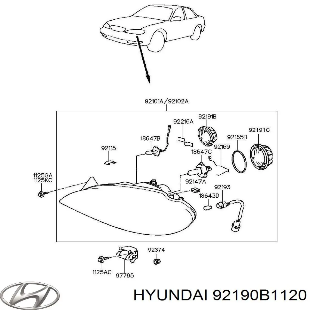  Hyundai/Kia 92190B1120 цена, от 73.45 USD