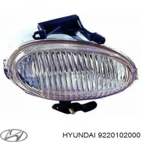 9220102000 Hyundai/Kia luzes de nevoeiro esquerdas