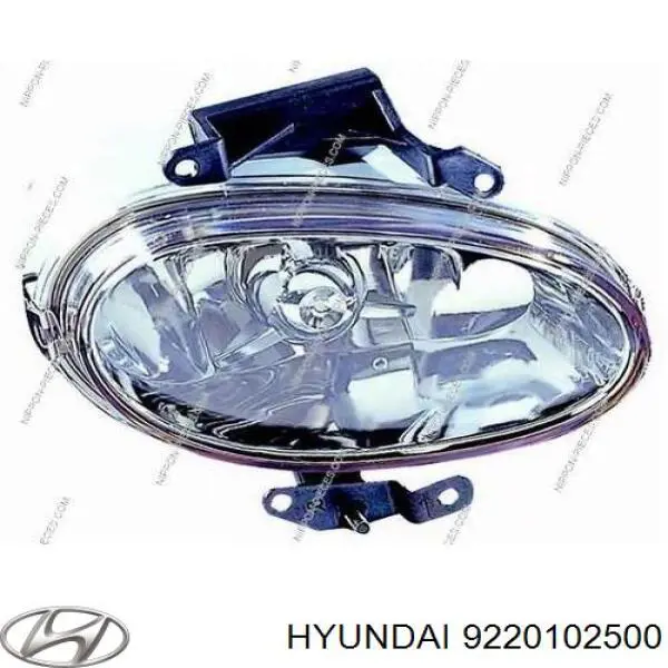 9220102500 Hyundai/Kia фара противотуманная левая