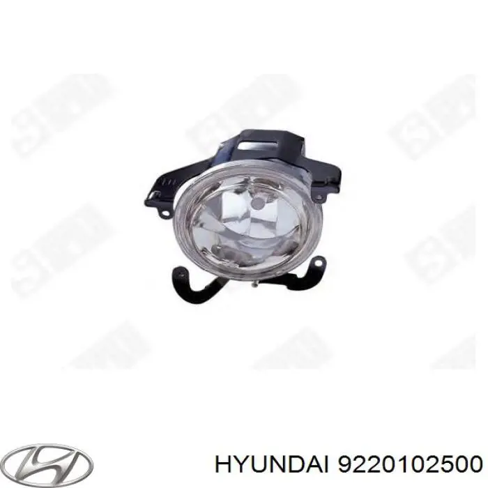 9220102500 Hyundai/Kia Противотуманная фара левая