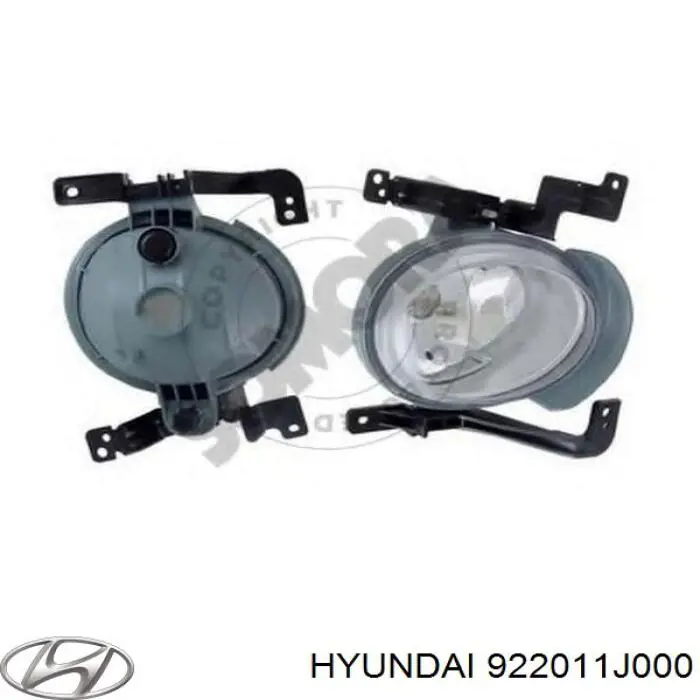 Фара противотуманная, левая Hyundai/Kia 922011J000 цена, от 23.77 USD