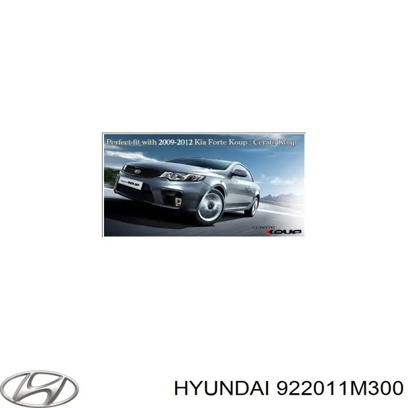 Фара противотуманная, левая Hyundai/Kia 922011M300 цена, от 33.86 USD