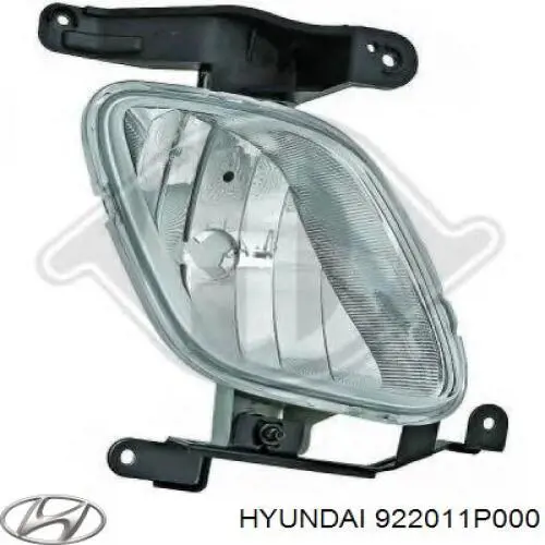 922011P000 Hyundai/Kia фара противотуманная левая