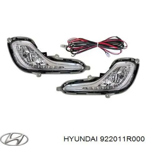 Фара противотуманная левая Hyundai/Kia 922011R000