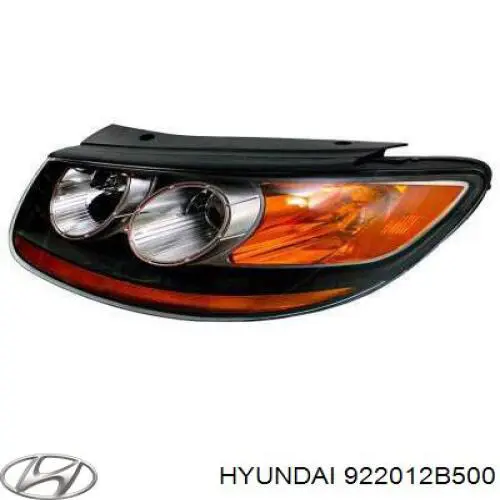 Левая противотуманная фара Hyundai/Kia 922012B500