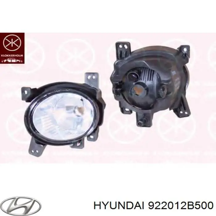 922012B500 Hyundai/Kia Противотуманная фара левая