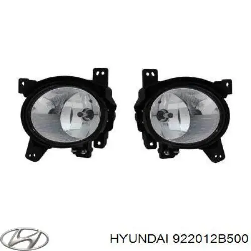 922012B500 Hyundai/Kia luzes de nevoeiro esquerdas