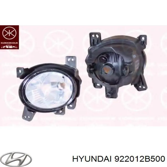 Фара противотуманная левая 922012B500 Hyundai/Kia