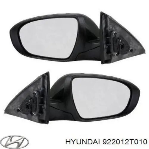 Левая противотуманная фара Hyundai/Kia 922012T010