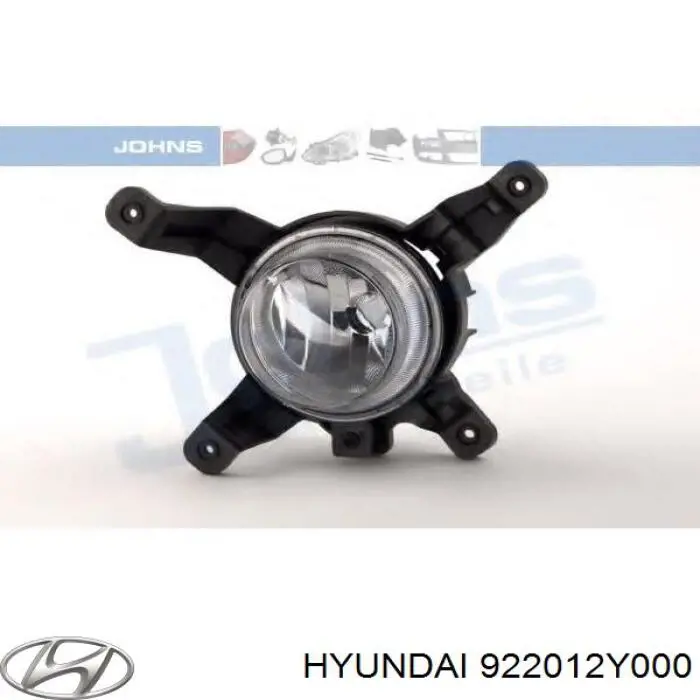 922012Y000 Hyundai/Kia luzes de nevoeiro esquerdas