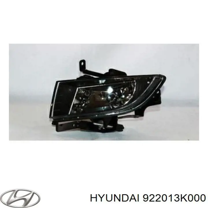 Luzes de nevoeiro esquerdas para Hyundai Sonata (NF)