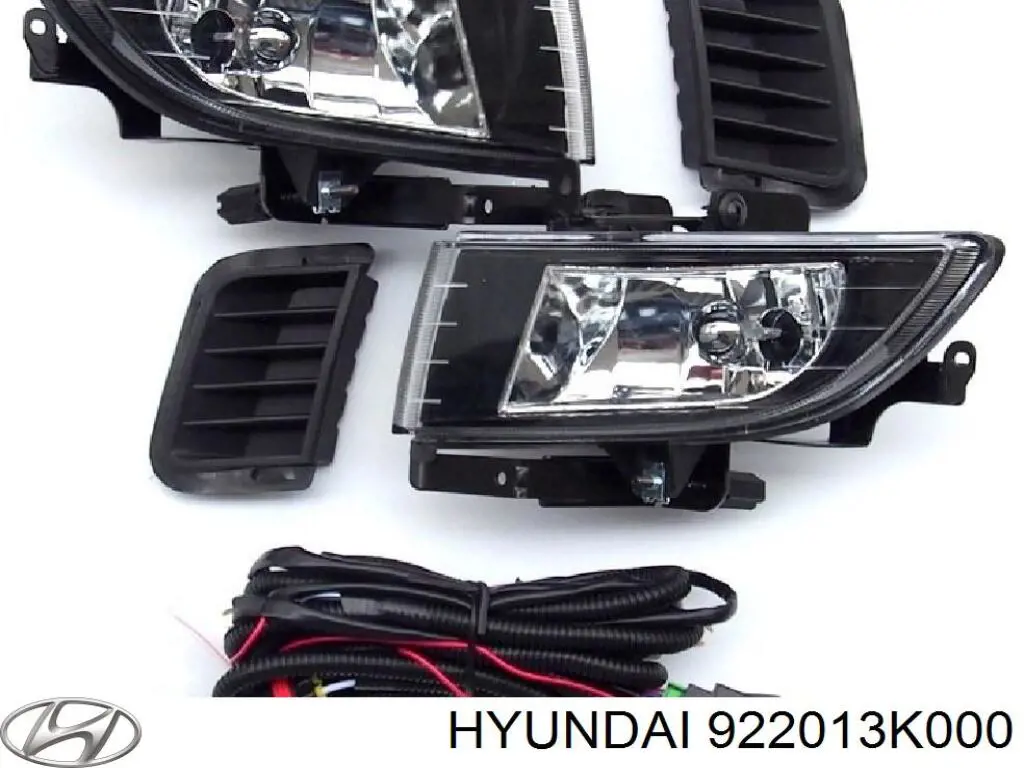 Фара противотуманная, левая Hyundai/Kia 922013K000 цена, от 16.13 USD