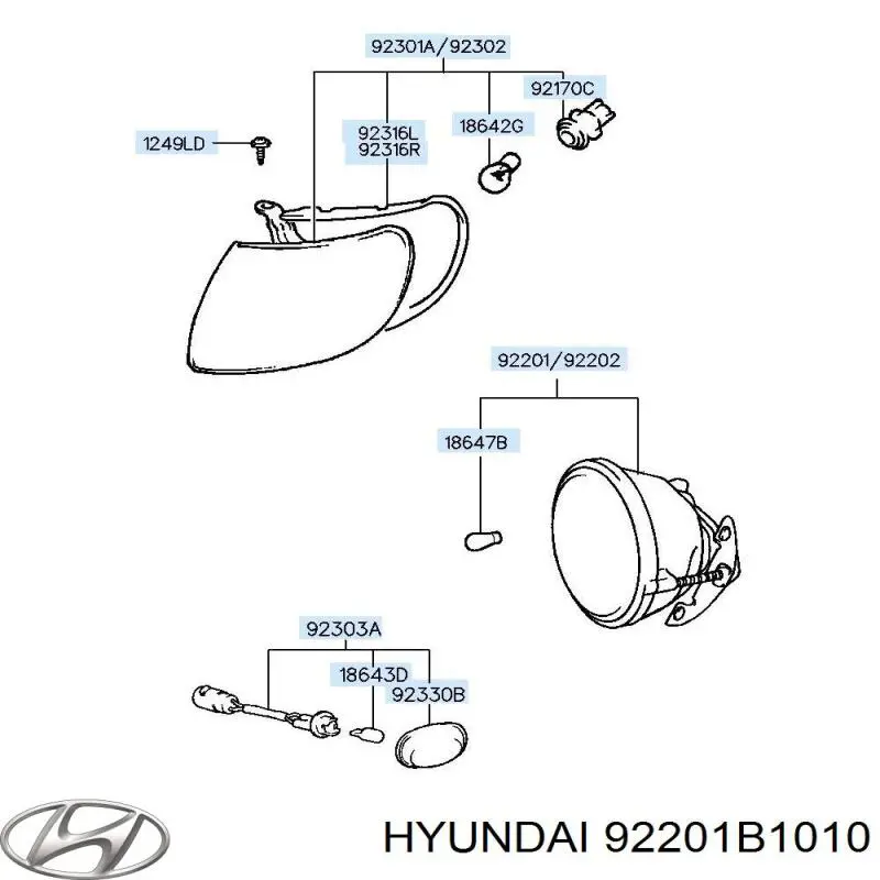  92201B1010 Hyundai/Kia