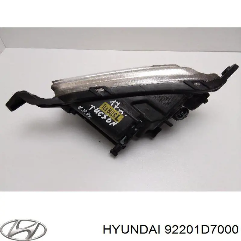 Фара противотуманная левая Hyundai/Kia 92201D7000