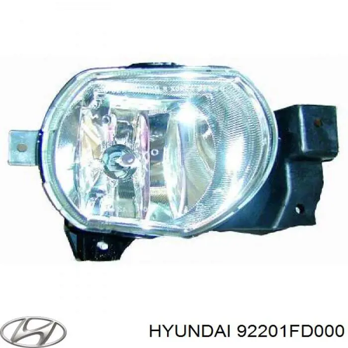 92201FD000 Hyundai/Kia фара противотуманная левая