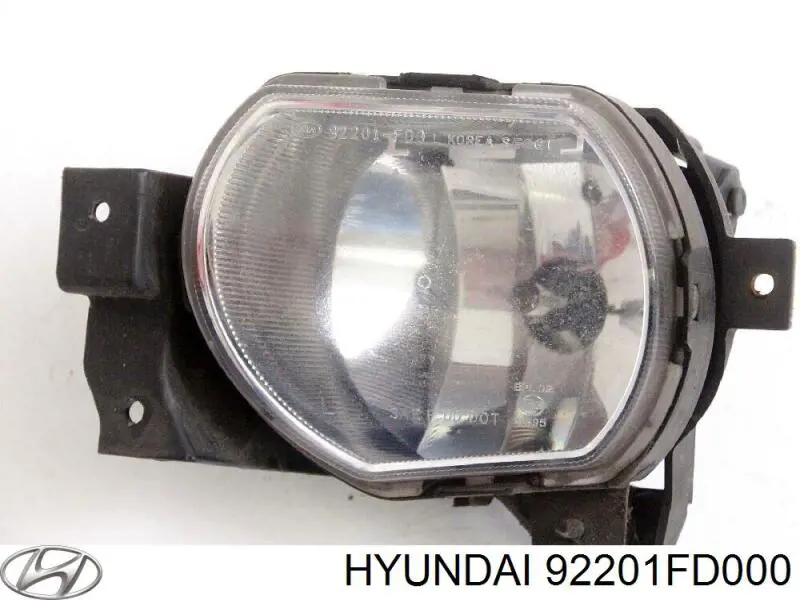 Купить 92201FD000 Hyundai/Kia Противотуманка левая