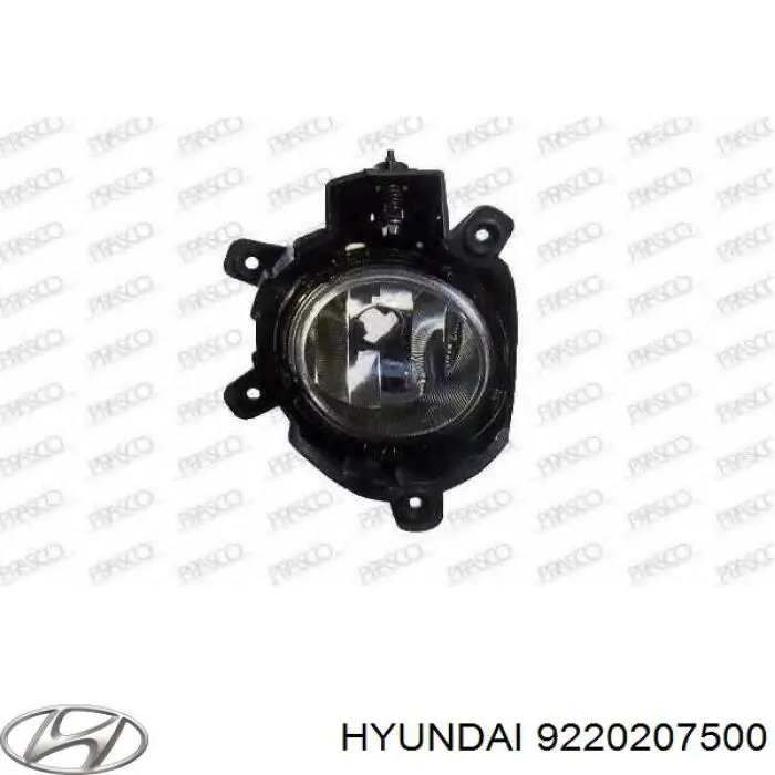 Купить 9220207500 Hyundai/Kia Туманка правая