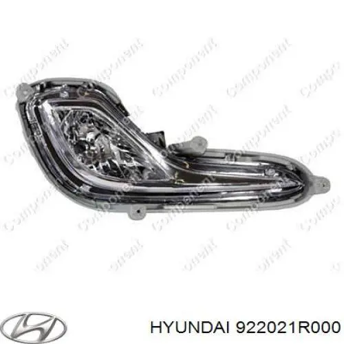 Фара противотуманная правая Hyundai/Kia 922021R000