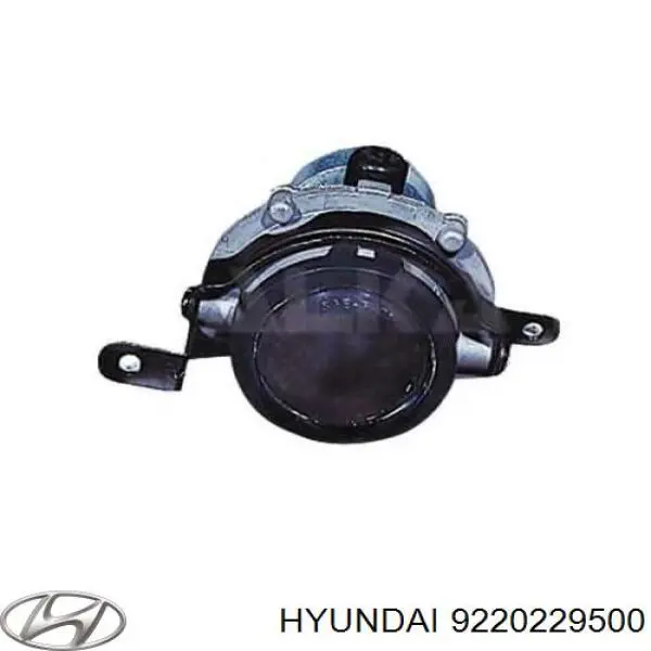 Противотуманная фара Хундай Лантра 2 (Hyundai Lantra)