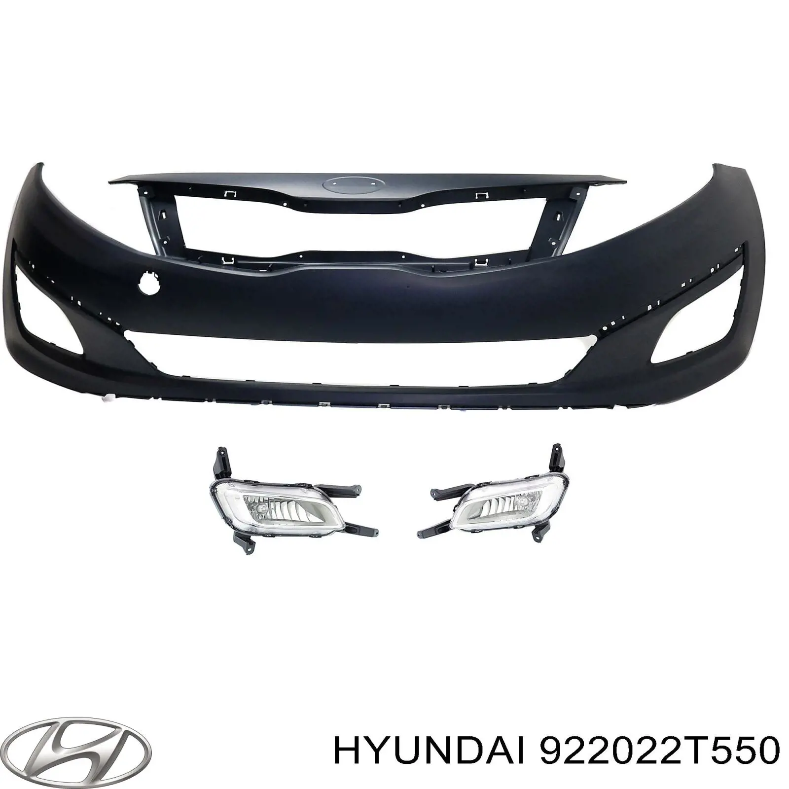 Фара противотуманная, правая Hyundai/Kia 922022T550 цена, от 19.00 USD