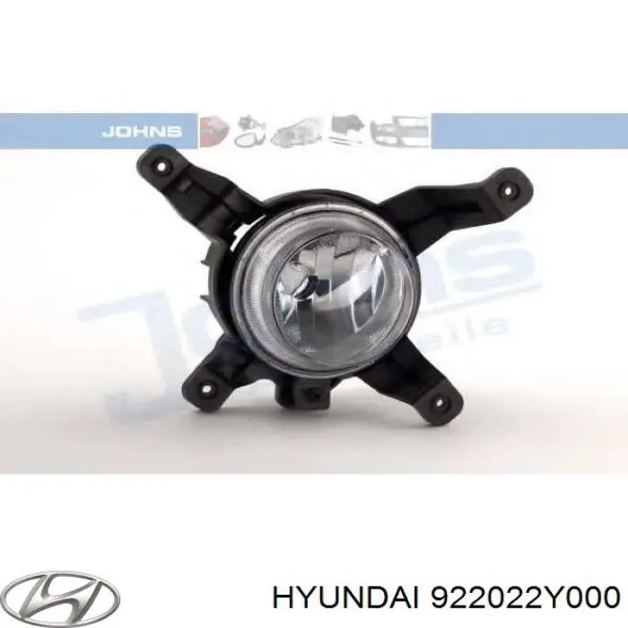 Фара противотуманная, правая Hyundai/Kia 922022Y000 цена, от 44.54 USD