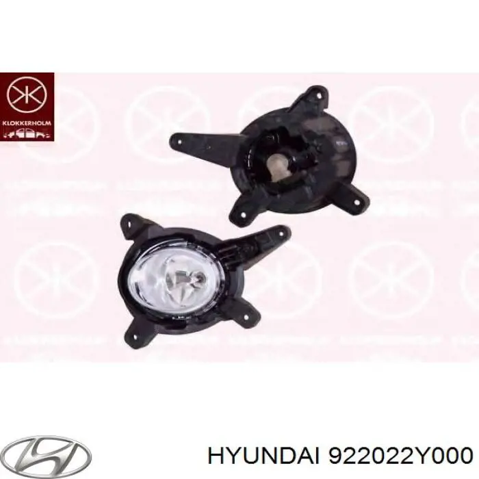 Купить 922022Y000 Hyundai/Kia Туманка правая