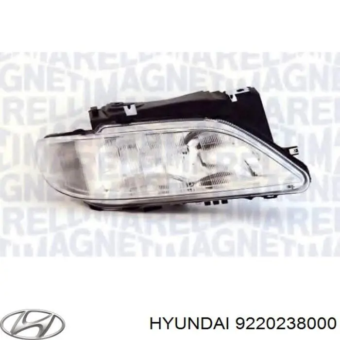 Фара противотуманная, правая Hyundai/Kia 9220238000 цена, от 28.02 USD