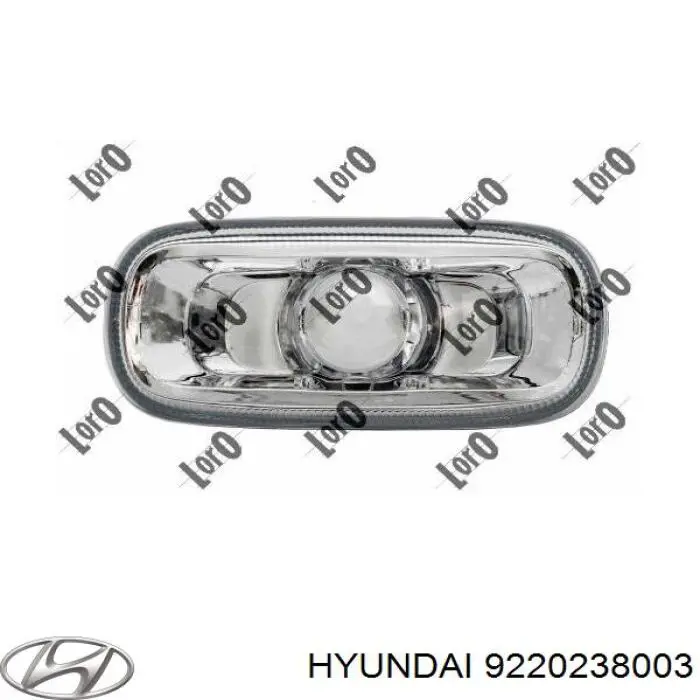 9220238003 Hyundai/Kia фара противотуманная правая