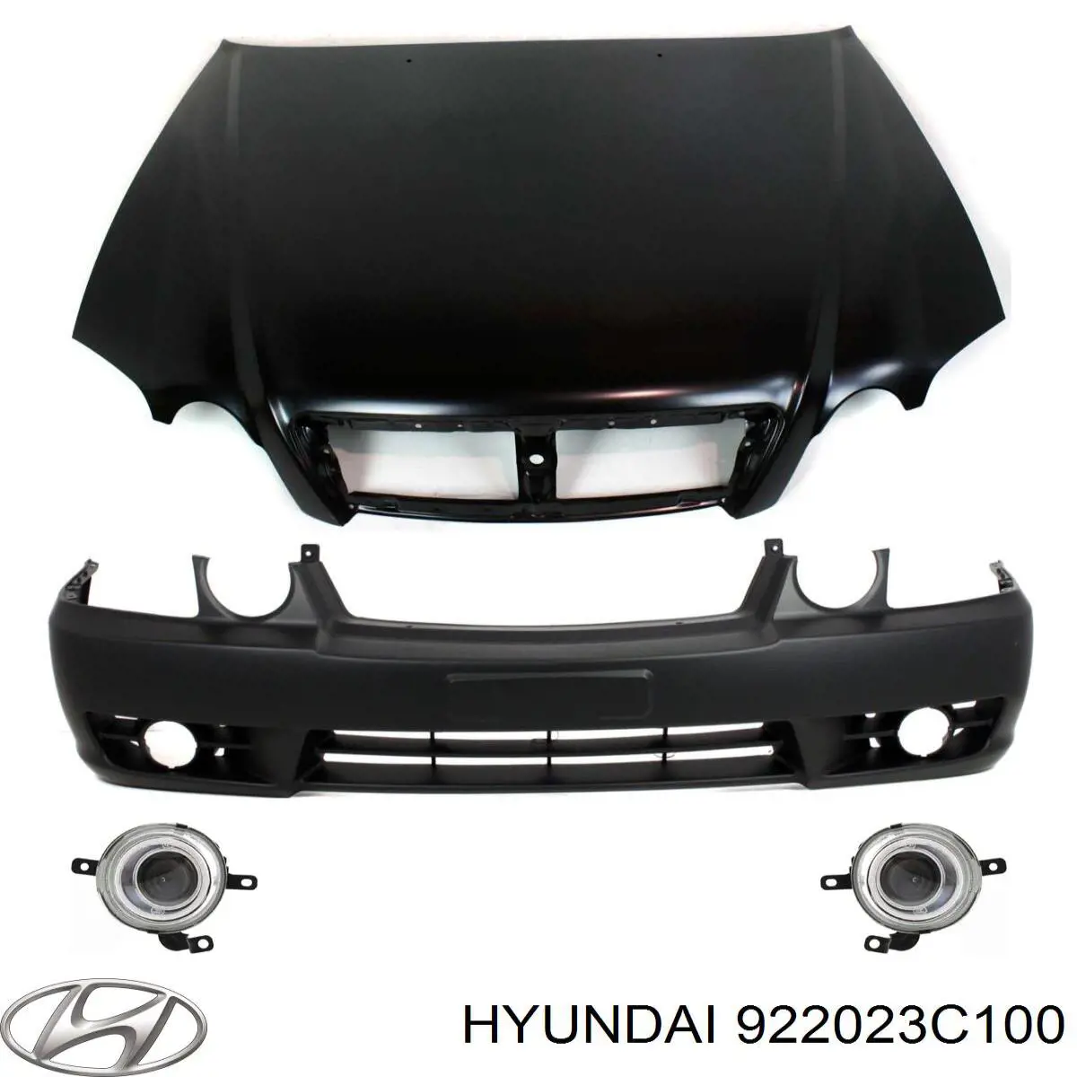 922023C100 Hyundai/Kia Противотуманка правая