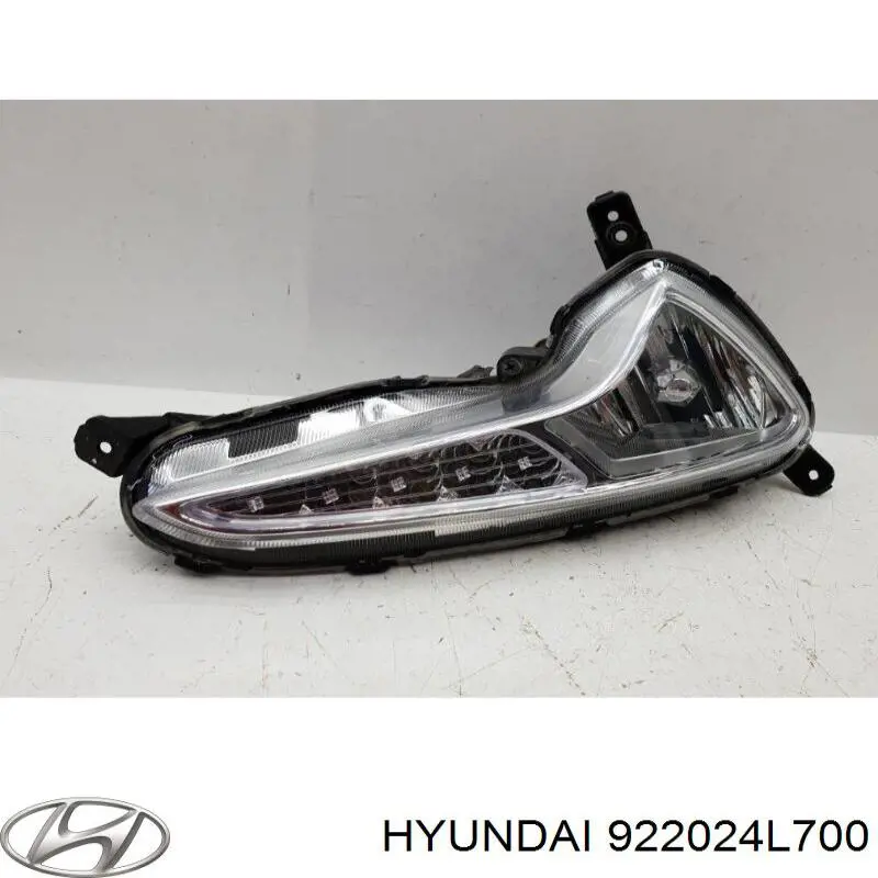 922024L700 Hyundai/Kia luzes de nevoeiro direitas