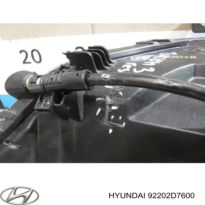 Фара противотуманная, правая Hyundai/Kia 92202D7600 цена, от 141.24 USD