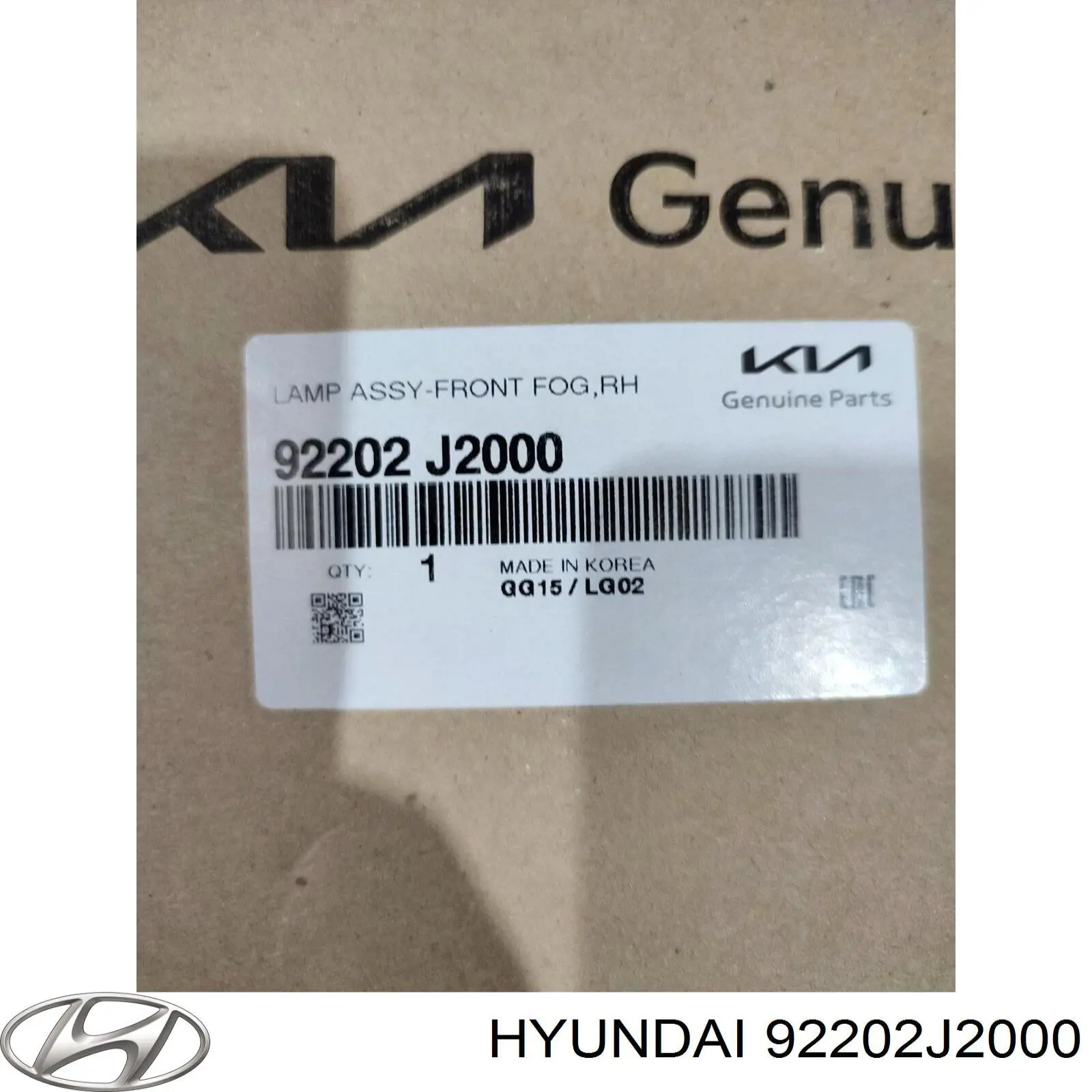 Купить 92202J2000 Hyundai/Kia 