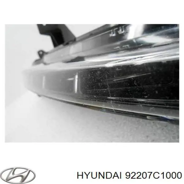 Фара дневного света левая Hyundai/Kia 92207C1000