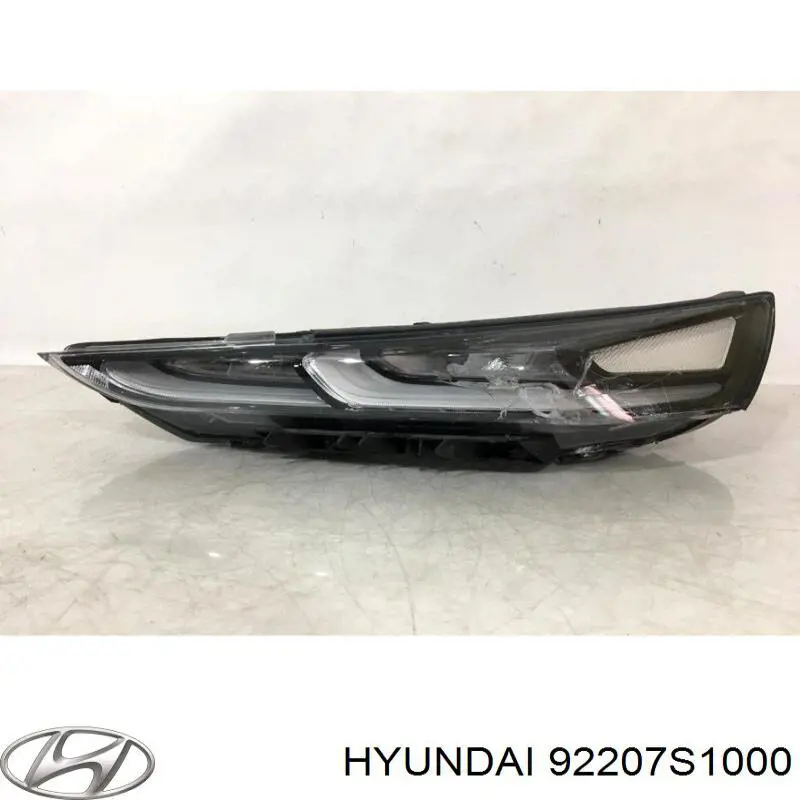 Luzes máximas esquerdas para Hyundai Santa Fe (TM, TMA)