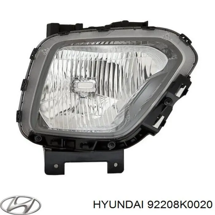 92208K0020 Hyundai/Kia Фара дневного света, правая