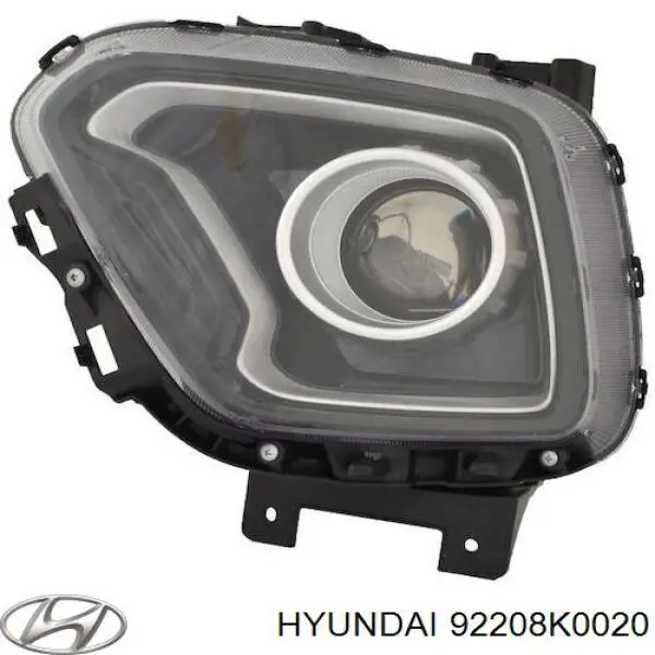 Фара дневного света правая 92208K0020 Hyundai/Kia