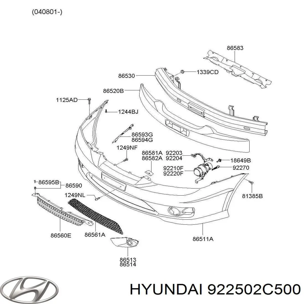 922502C500 Hyundai/Kia 